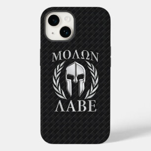 Coque Case-Mate iPhone Molon Labe Laurels au casque spartiate