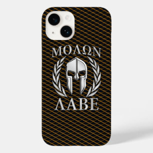 Coque Case-Mate iPhone Molon Labe Laurels au casque spartiate