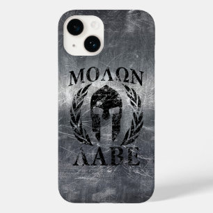 Coque Case-Mate iPhone Molon Labe Laurels au casque spartiate