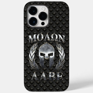 Coque Case-Mate iPhone Molon Labe Laurels au casque spartiate