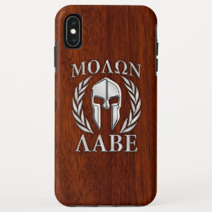 Coques Pour iPhone Molon Labe Spartan Warriors Laurels Style Chrome