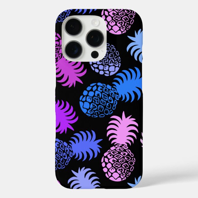 Coques Case-Mate iPhone Momona Hawaiian Tropical Pineappy Purple (Verso)