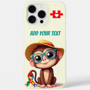 Coque iPhone 16 Pro Max Mon Autistic mignon lil Singe