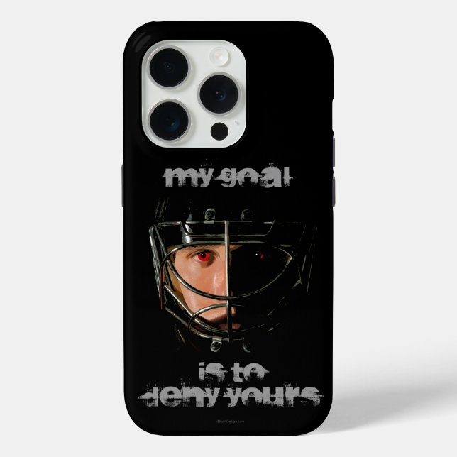 Coques Case-Mate iPhone Mon but (gardien de hockey) (Verso)