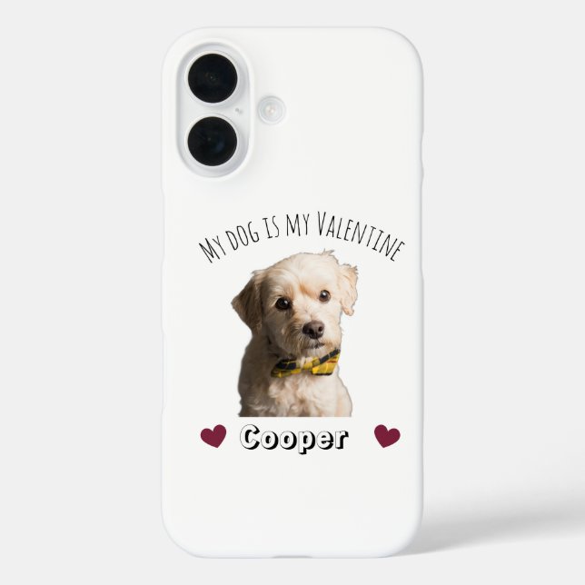 Coques Case-Mate iPhone Mon chien est mon Valentin – Accessoire personnali (Verso)