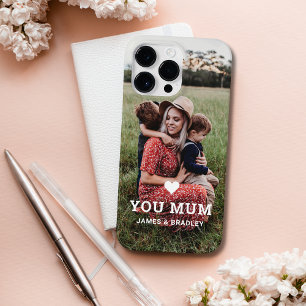 Coque Case-Mate iPhone MON COEUR VOUS AIME MUM Fête des Mères Photo