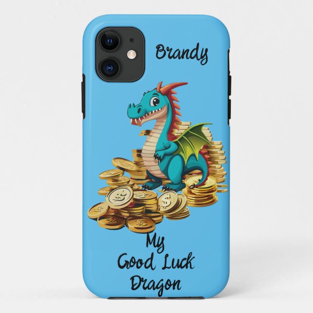 Coques Case-Mate iPhone Mon dragon de bonne chance personnalisable  (Dos)