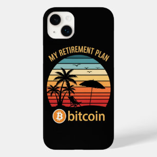 Coque Case-Mate iPhone Mon Plan De Retraite Bitcoin Plage Coucher De Sole