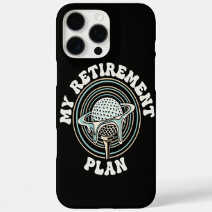 Coque iPhone 16 Pro Max Mon Plan De Retraite Golfe Retraité Golfeur
