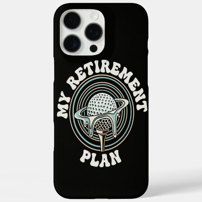 Coques Case-Mate iPhone Mon Plan De Retraite Golfe Retraité Golfeur (Verso)