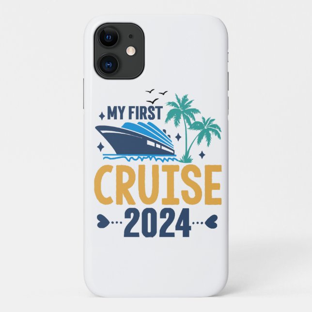 Coques Case-Mate iPhone Mon premier voyage en mer 2024 (Dos)