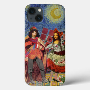 Coque Case-Mate iPhone Mona Lisa Romantique Drôle Coloré Travail Artistiq