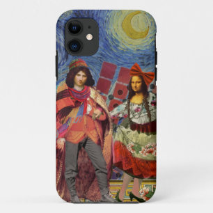 Case-Mate iPhone Case Mona Lisa Romantique Drôle Coloré Travail d'Art