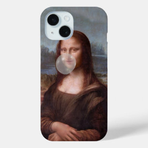 Coque Case-Mate iPhone Mona Lisa souffle de bulle grise gomme