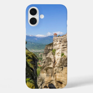 Coque Pour iPhone 16 Plus Monastères de Météora Grèce – Rocher de falaise em