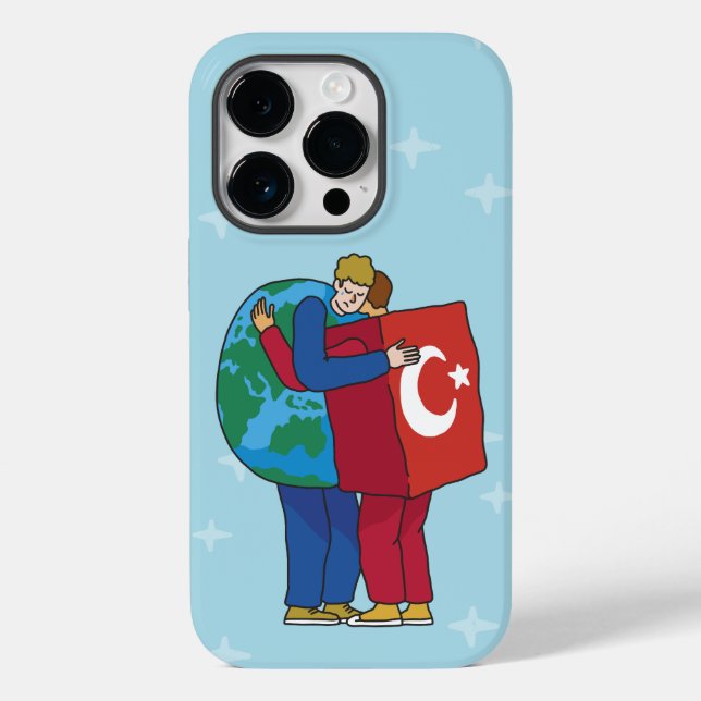 COQUES Case-Mate iPhone MONDE ET TURQUIE HUG (Verso)