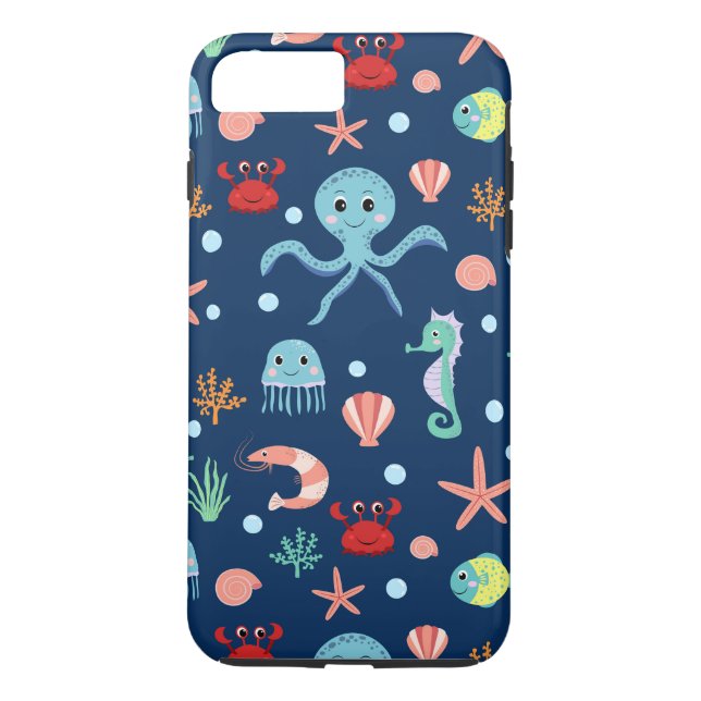 Coques Case-Mate iPhone Monde marin (Dos)