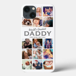 Case-Mate iPhone Case Monde meilleur papa photo collage