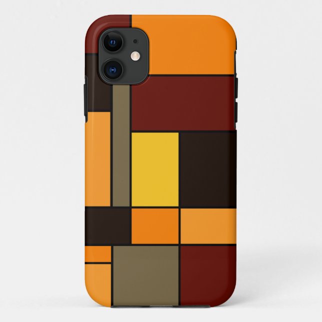 Coques Case-Mate iPhone Mondrian Automne (Dos)