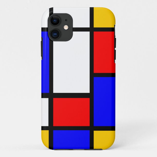 Coques Case-Mate iPhone Mondrian classique (Dos)