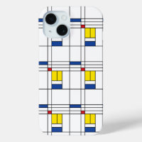 Mondrian II Minimum De Stijl Modern Art Design