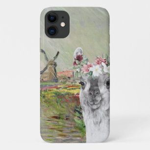 Case-Mate iPhone Case Monet Champ Tulipes et Fancy Llama
