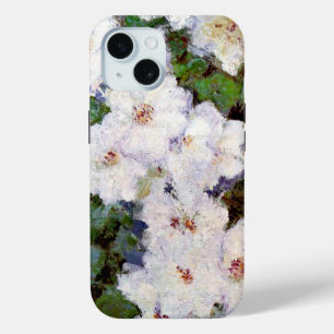 Coque Case-Mate iPhone Monet - Clematis, 1887 peinture florale populaire,