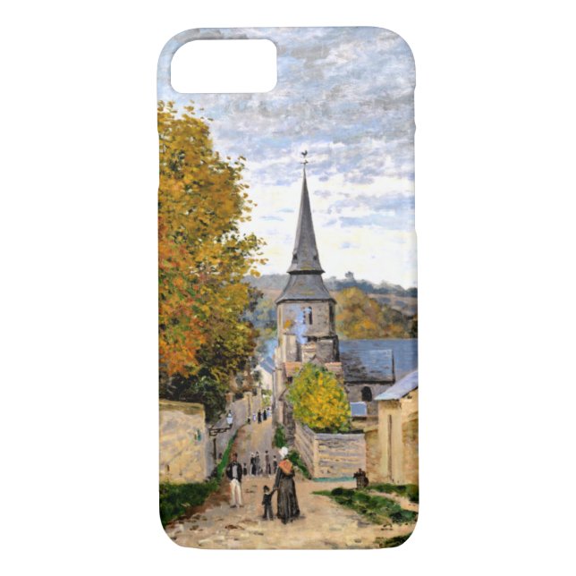 Coques Case-Mate iPhone Monet - Rue Saint-Adresse, peinture d'art (Dos)