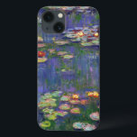 Coque Case-Mate iPhone Monet Water Lilies Chef-d'oeuvre Peinture<br><div class="desc">Monet Water Lilies - Ce tableau Monet classique a été peint par Claude Monet en 1916. Il fait partie de sa célèbre collection de nénuphars où il peint dans son jardin à Giverney,  France. Un tableau de chef-d'oeuvre.</div>