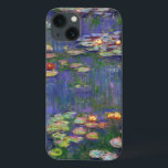 Coque Case-Mate iPhone Monet Water Lilies Chef-d'oeuvre Peinture<br><div class="desc">Monet Water Lilies - Ce tableau Monet classique a été peint par Claude Monet en 1916. Il fait partie de sa célèbre collection de nénuphars où il peint dans son jardin à Giverney,  France. Un tableau de chef-d'oeuvre.</div>