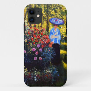 Case-Mate iPhone Case Monet Woman avec un parasol dans le jardin
