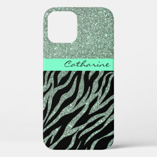 Case-Mate iPhone Case Monnaie de Parties scintillant verte animal Turquo