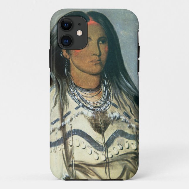 Coques Case-Mate iPhone "Monnayez", une fille indienne de Mandan, 1832 (le (Dos)