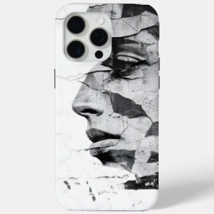 Coque Case-Mate iPhone Monochrome Urban Graffiti Femme Beauté Portrait