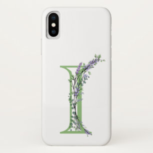 Case-Mate iPhone Case Monogram I Lavande Eucalyptus