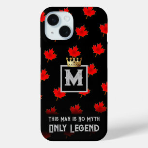 Coque Case-Mate iPhone Monogram MYTHE et LÉGENDE sur NOIR