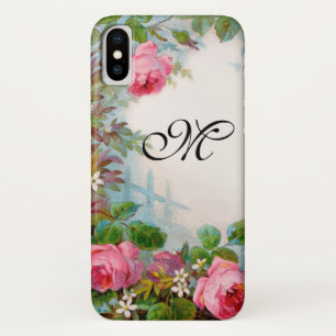 ETUI iPhone Case-Mate MONOGRAME DE ROSES ET DE JASMINE