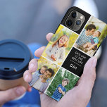 Case-Mate iPhone Case Monogramme 4 Photo La vie de papa est la meilleure<br><div class="desc">Ajoutez vos initiales et 4 photos à cette coque d'iPhone personnalisée. Le modèle de photo est configuré pour que vous puissiez ajouter vos images en tournant dans le sens des aiguilles d'une montre à partir du coin supérieur droit. La citation "Dad" se lit "Dad Life is the Best Life" suivie...</div>