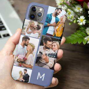 Case-Mate iPhone Case Monogramme 5 Photo Collage bleu