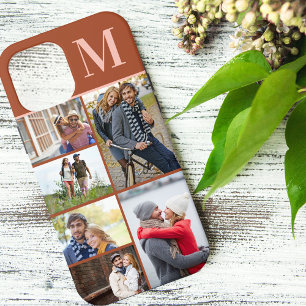 Case-Mate iPhone Case Monogramme 5 Photo Collage Brûlé Orange