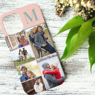 Case-Mate iPhone Case Monogramme 6 Photo Collage Peach Green