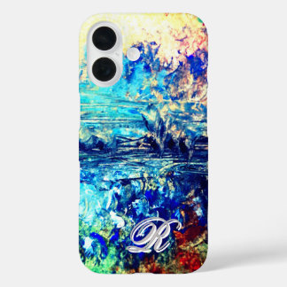 Coque Pour iPhone 16 Monogramme Abstrait éthéré artistique magique