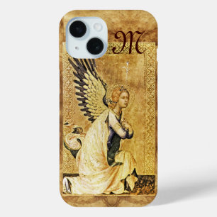 Coque Case-Mate iPhone MONOGRAMME ANGEL DE L'ANNONCE, Parchemin