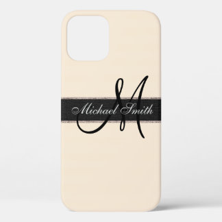 Case-Mate iPhone Case Monogramme Antique blanc couleur Arrière - plan