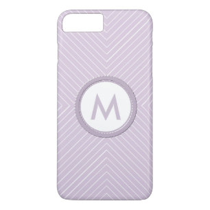 Coque iPhone 8 Plus/7 Plus Monogramme avec motif chevron
