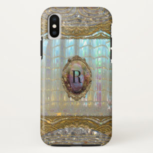Coque Case-Mate Pour iPhone Monogramme baroque de Veraspeece joli