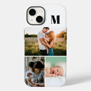 Coque Case-Mate iPhone Monogramme blanc 3 Collage photo