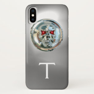 Coque Case-Mate Pour iPhone MONOGRAMME blanc SKULL RIDERS