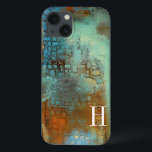 Etui iPhone Case-Mate Monogramme | Bleu deja<br><div class="desc">Décorations pour la maison</div>