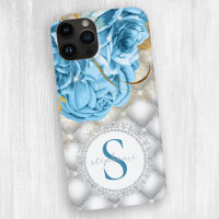 Monogramme Bleu Rose Diamants Étincelle de Glam Tu